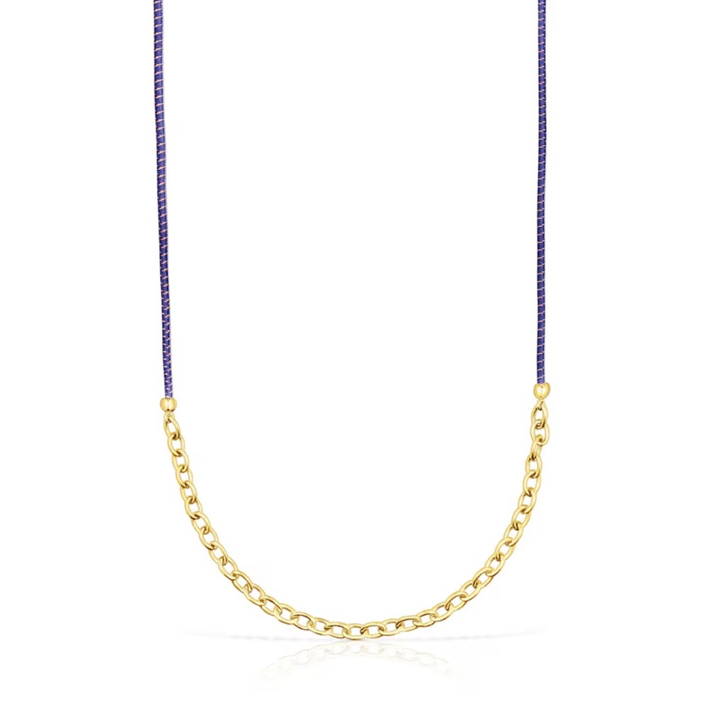80 CM BLUE TOUS ST TROPEZ ELASTIC NECKLACE